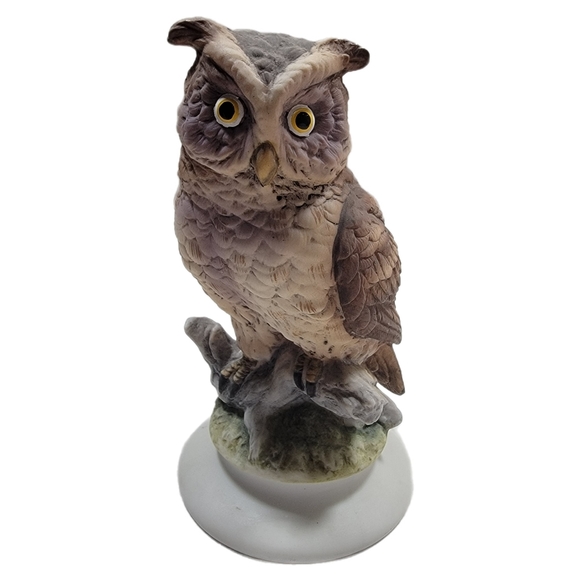 Lefton Other - Vintage Lefton Owl Hand Painted Figurine Porcelain Bisque Japan KW866 6"